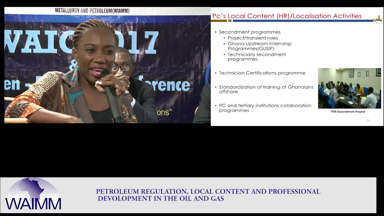 WAIC 2017 presentation by Kukua Crentsil for the Petroleum Commission of Ghana