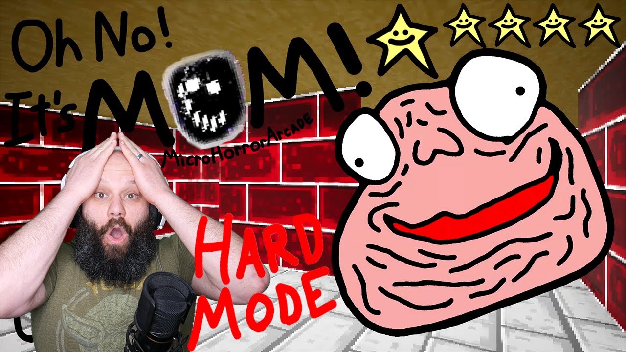 Beating Oh No! It's Mom! ~100%~ Full Game All Endings MicroHorrorArcade's Boofie's Birthday  Bundle