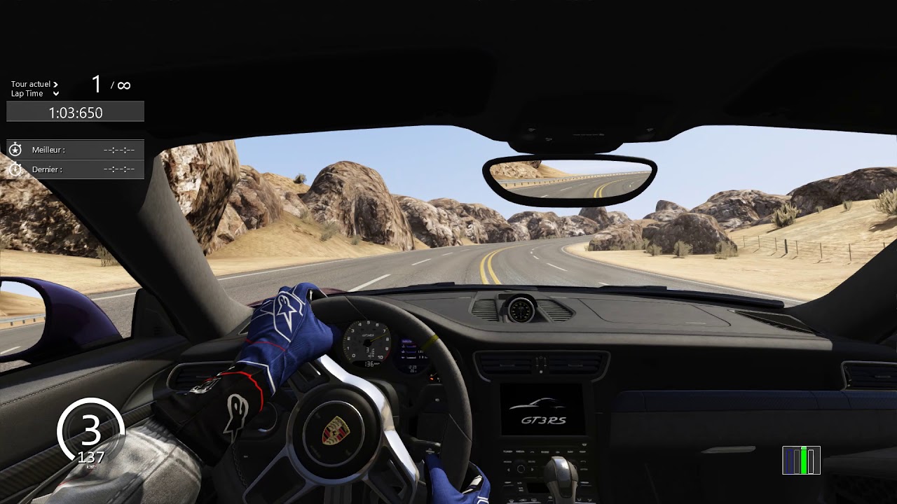 Porsche 911 (991) GT3 RS - Black Cat County short - 2.49.730 [Assetto Corsa 1.16.3]