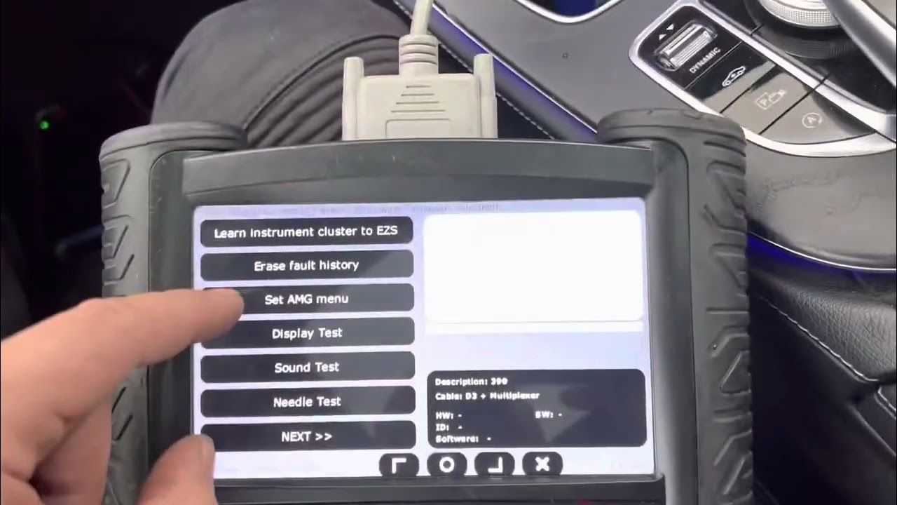 Activate AMG menu W213