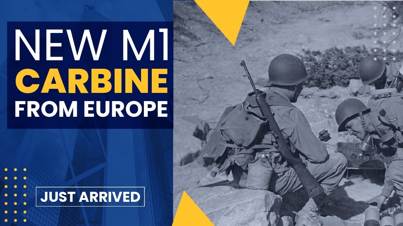 Распаковка карабинов M1 из Европы! Новая партия только что прибыла и находится в процессе обработки.