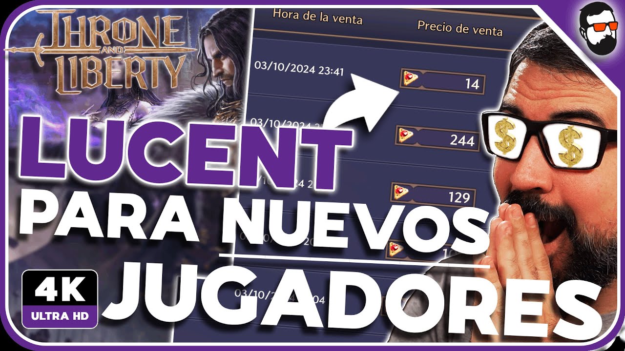 THRONE AND LIBERTY CÓMO CONSEGUIR LUCENTE PARA PRINCIPIANTES | GUÍA | ESPAÑOL