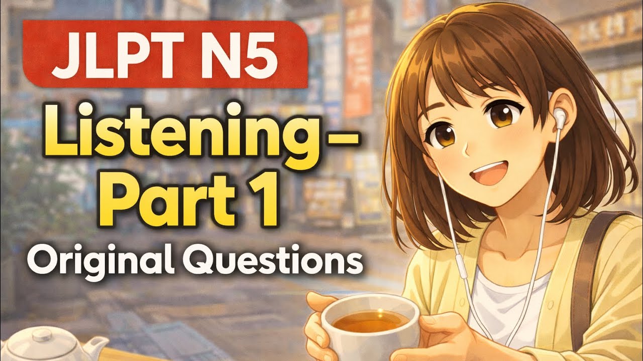 JLPT N5 Listening – Part 1 Only | Easy & Hard Levels | Original Practice Test