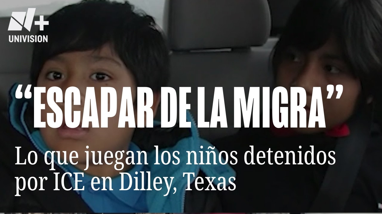 “Escapar de la migra”: el juego de los niños detenidos en el centro de ICE en Dilley