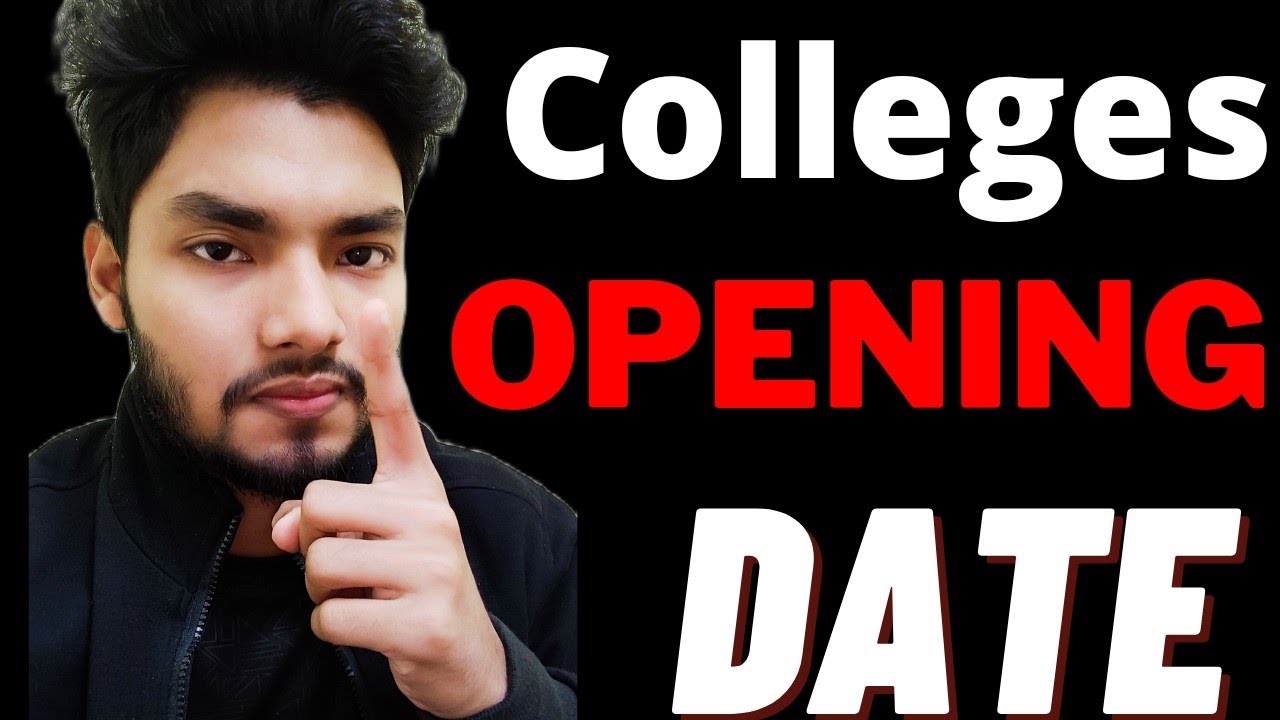 All Colleges Opening News Today:- Big Update😱