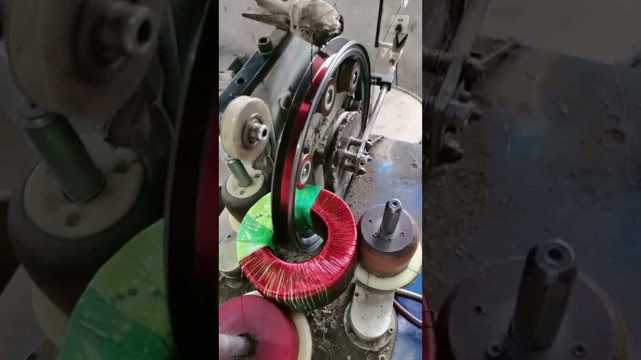 Machine wound toroidal transformers