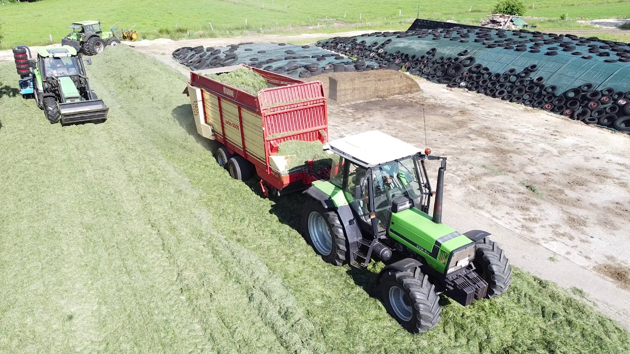 Silo fahren zweiter Schnitt