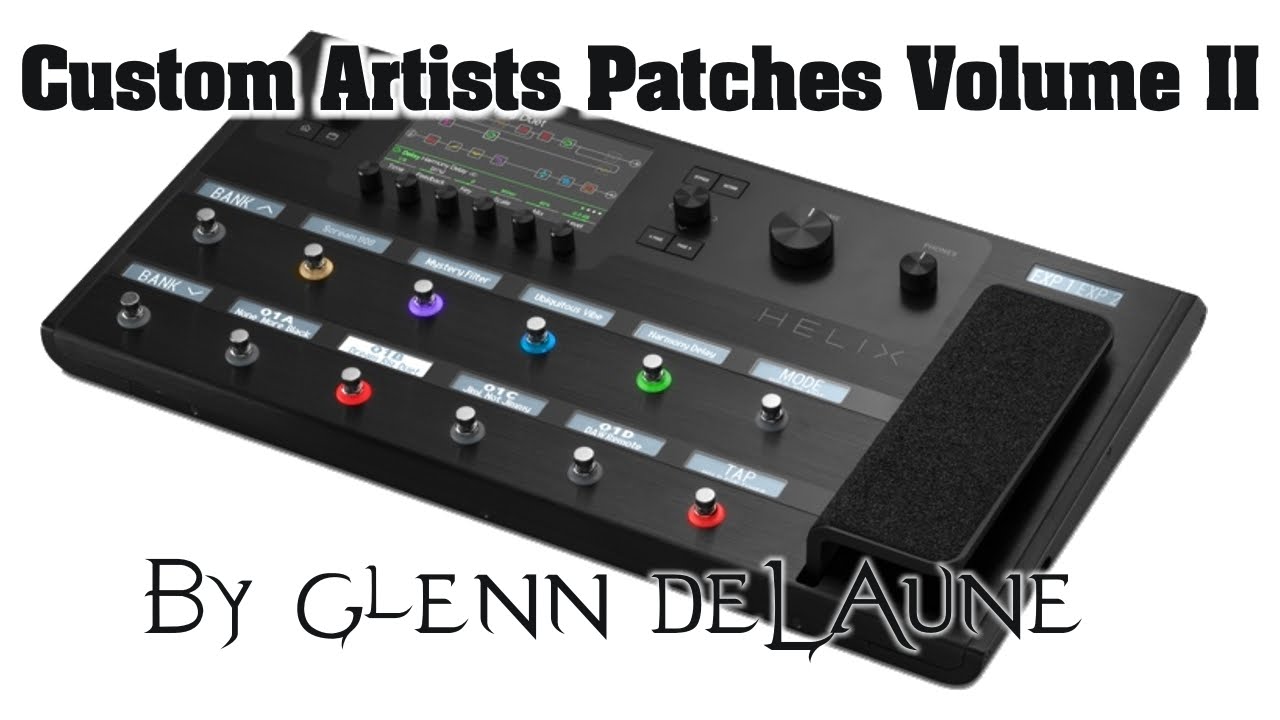 Line 6 Helix Richie Sambora Custom Artist Patches - by Glenn DeLaune