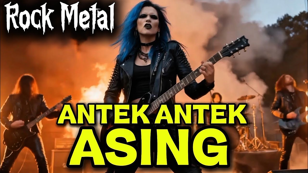ANTEK ANTEK ASING | Lagu Kritis Rock Metal | Gitaris Gadungan | AI Music