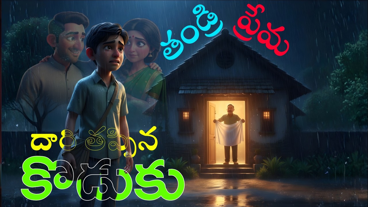 దారి తప్పిన కొడుకు – తండ్రి ప్రేమ | Telugu Christian Moral Story | #biblestories #fatherlove #jesus