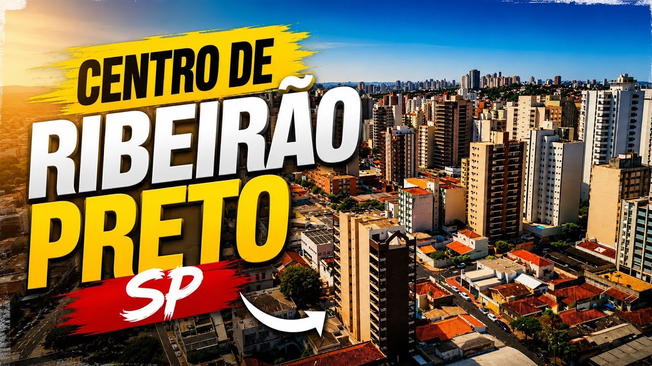 Sobrevoando o Centro de Ribeirão Preto SP