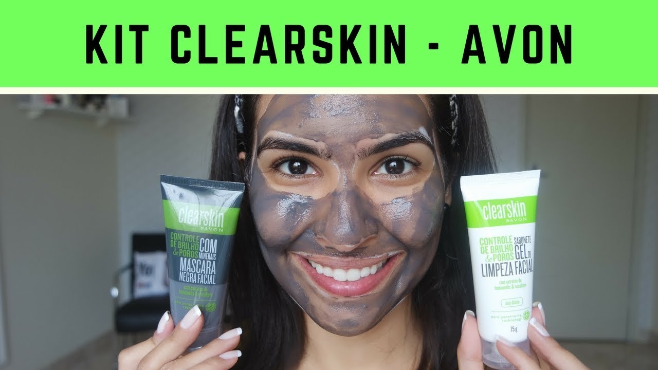 COMO USAR O KIT CLEARSKIN MÁSCARA NEGRA DA AVON
