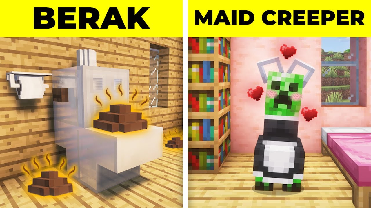 57 FITUR TERKUTUK YANG HARUS KALIAN COBA DI MINECRAFT!!