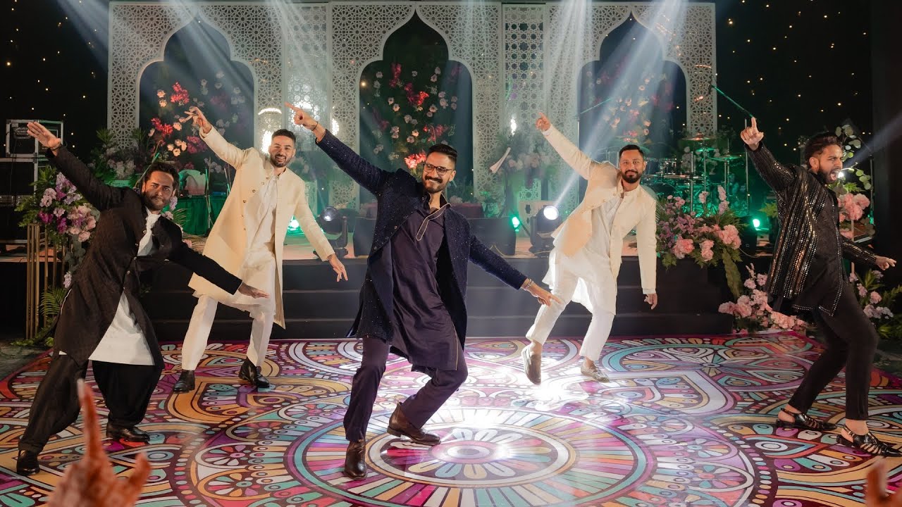 Groom & Groomsmen Sangeet Performance | Indian Wedding Dance | Chura Ke Dil Mera and Chammak Challo