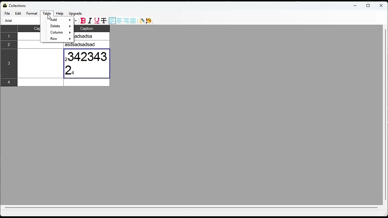Example Collections