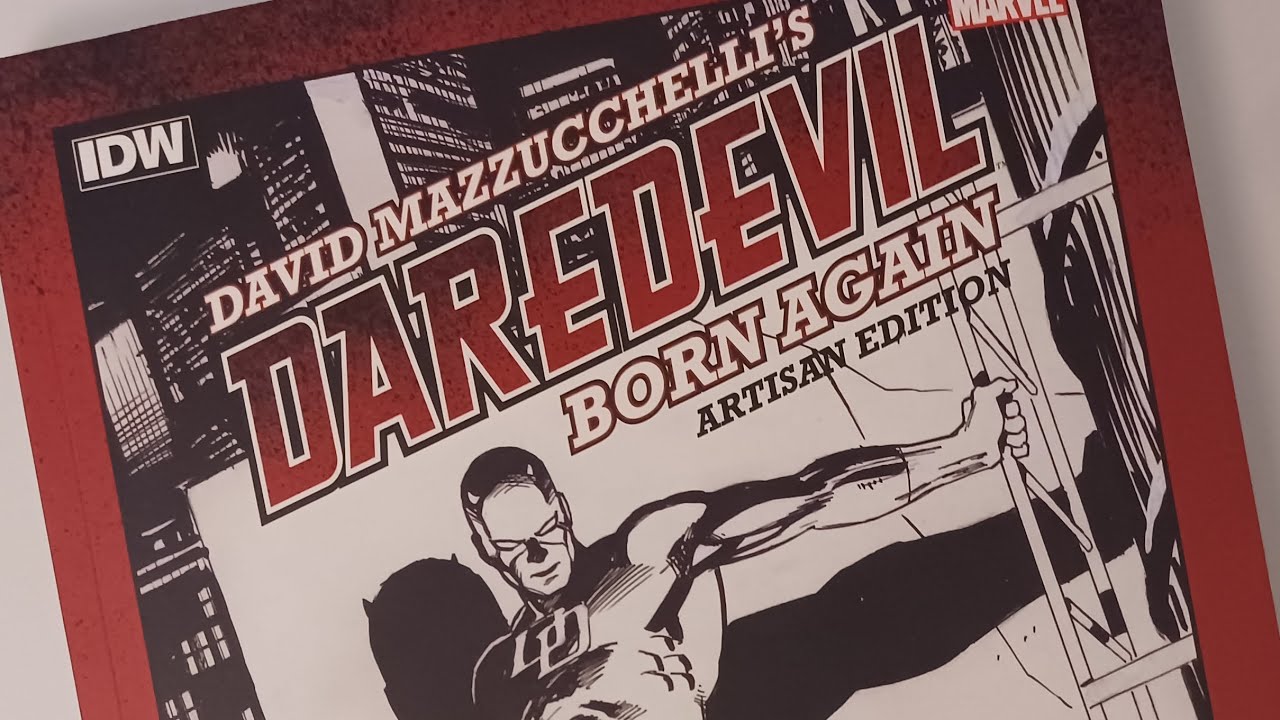 This Video Will Make You Want To Draw | David Mazzucchelli's Daredevil Born Again Artisan Edition