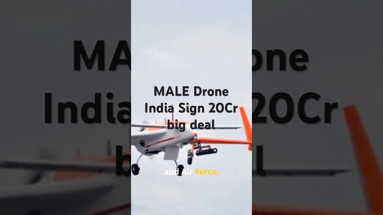 India Signs MALE Drone Deal (20000 Crores) with Solar Industries! 