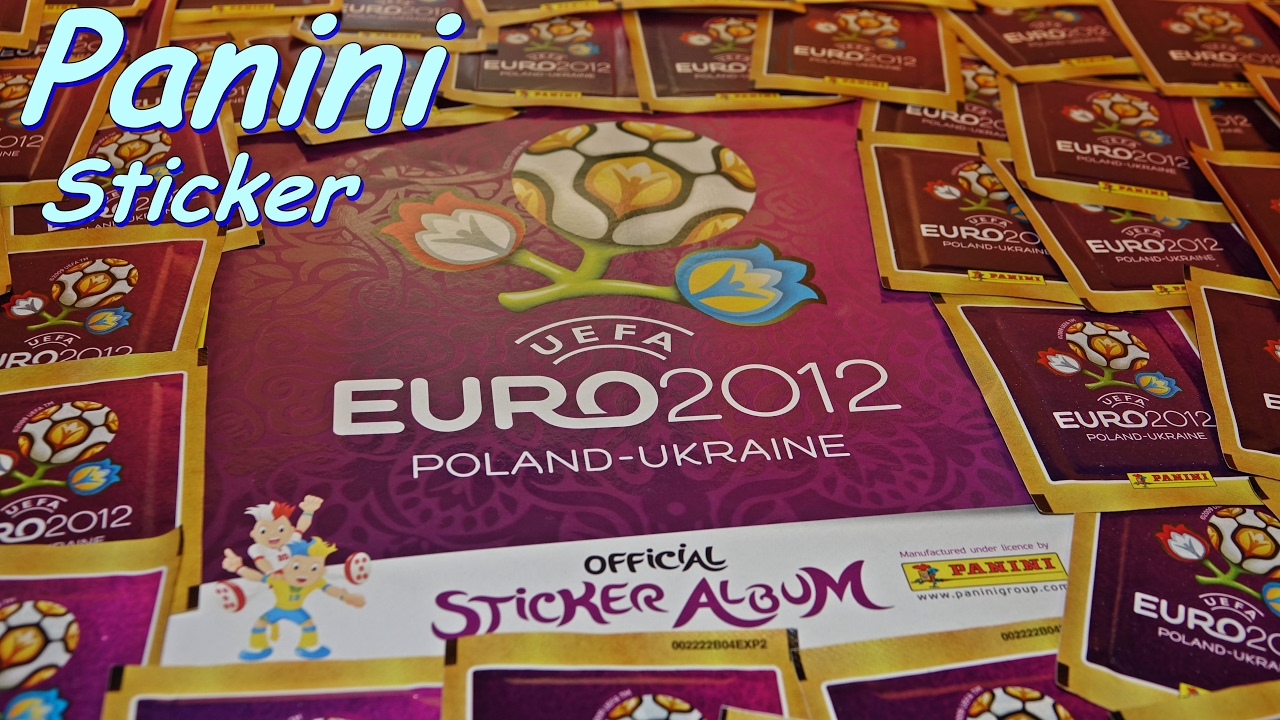 PANINI STICKER ALBUM UEFA EURO 2012 new Paninialbum unboxing sticker