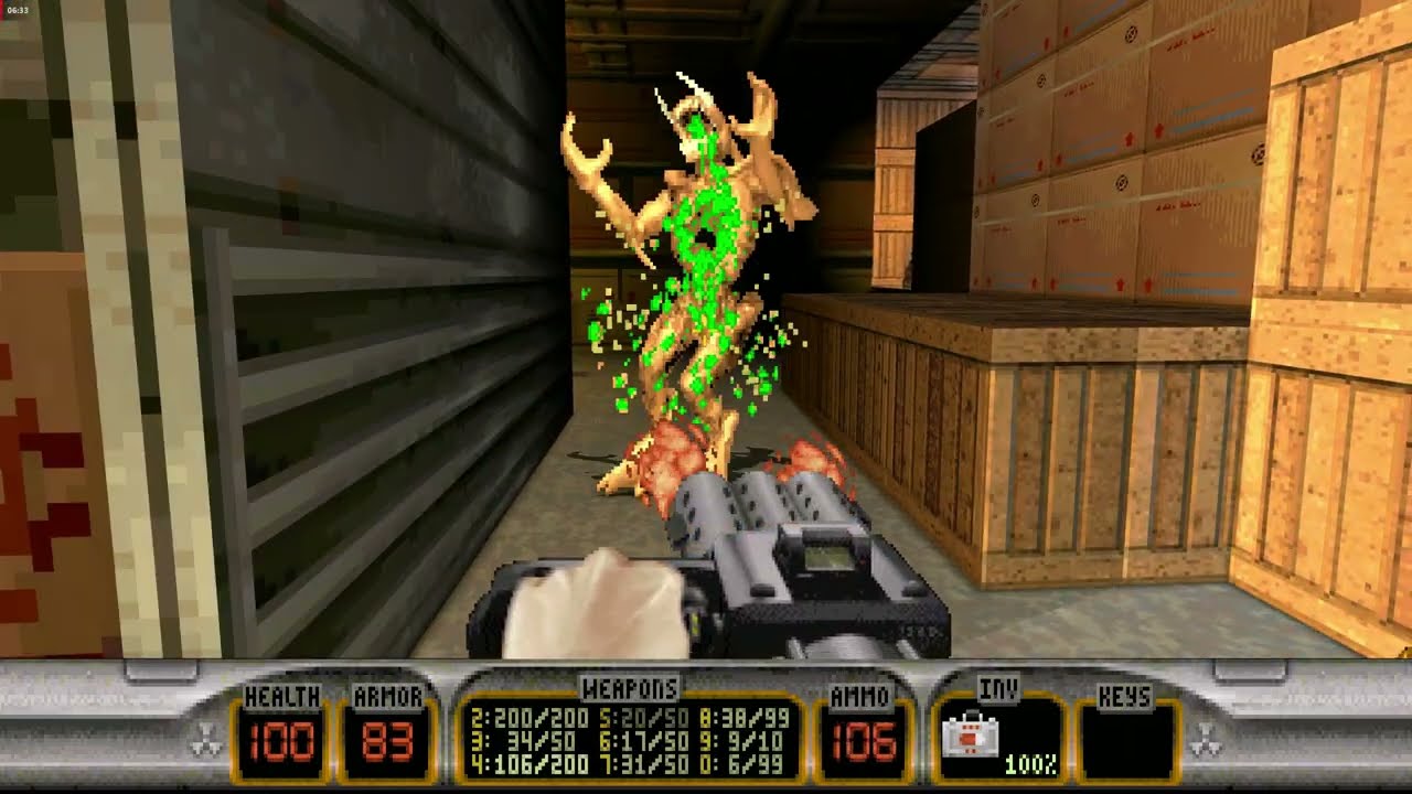 Duke Nukem 3D 20th Aniversary Ep 4 Level 3 in 4K 60fps