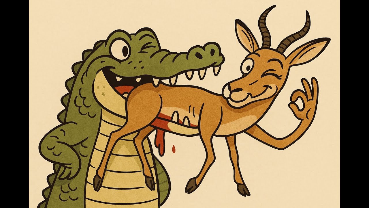 Hunting and Making Friends: Crocodile Life in Savannah Life Roblox