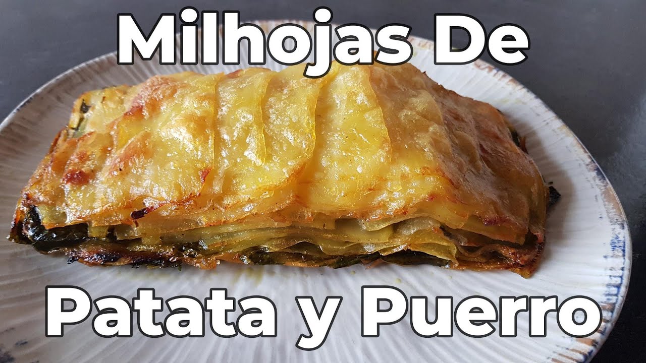 Milhojas de patata con 3 ingredientes!!!🌟🥔