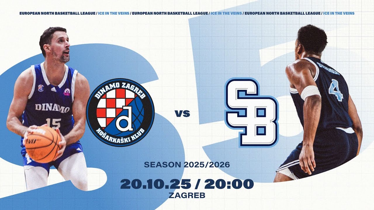 Dinamo Zagreb v BC Slovan Bratislava | Oct 20, 2025, 8:00 PM | ENBLeague 2025/26