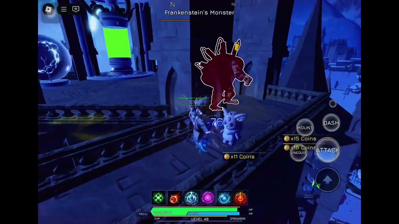 (Blue Heater 2) Easy way to ￼￼defeat Frankenstein’s Monster