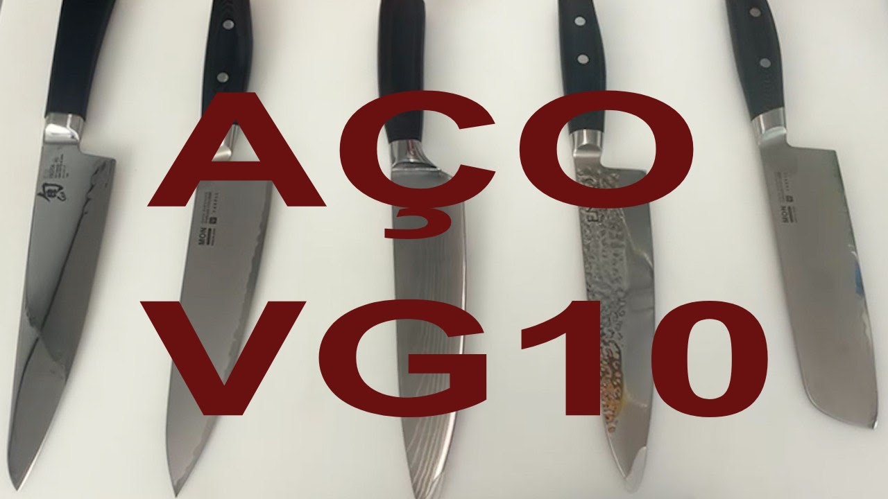O que é a faca de aço VG10