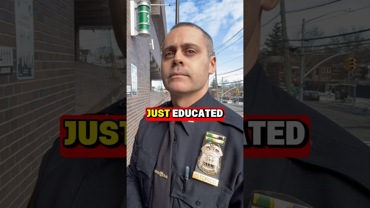 NYPD Officer SWALLOWS HIS WORDS! Trespass FAIL!