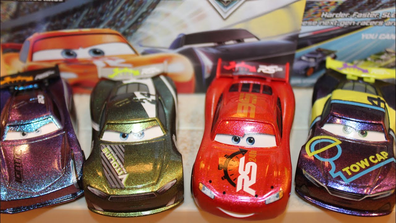 Mattel Disney Cars 3 RS 24h Endurance Racers Case A Unboxing Next-Gen McQueen Jackson Chase McPillar