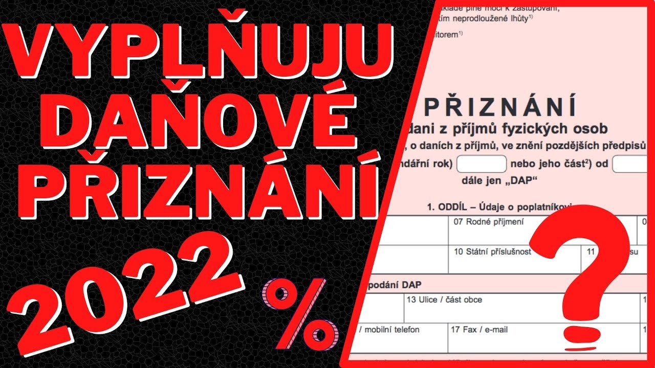 VYPLŇUJU DAŇOV&Eacute; PŘIZN&Aacute;N&Iacute;  ZA 10 MINUT ❓ 💲 KROK PO KROKU DANĚ Z INVESTIC 💲