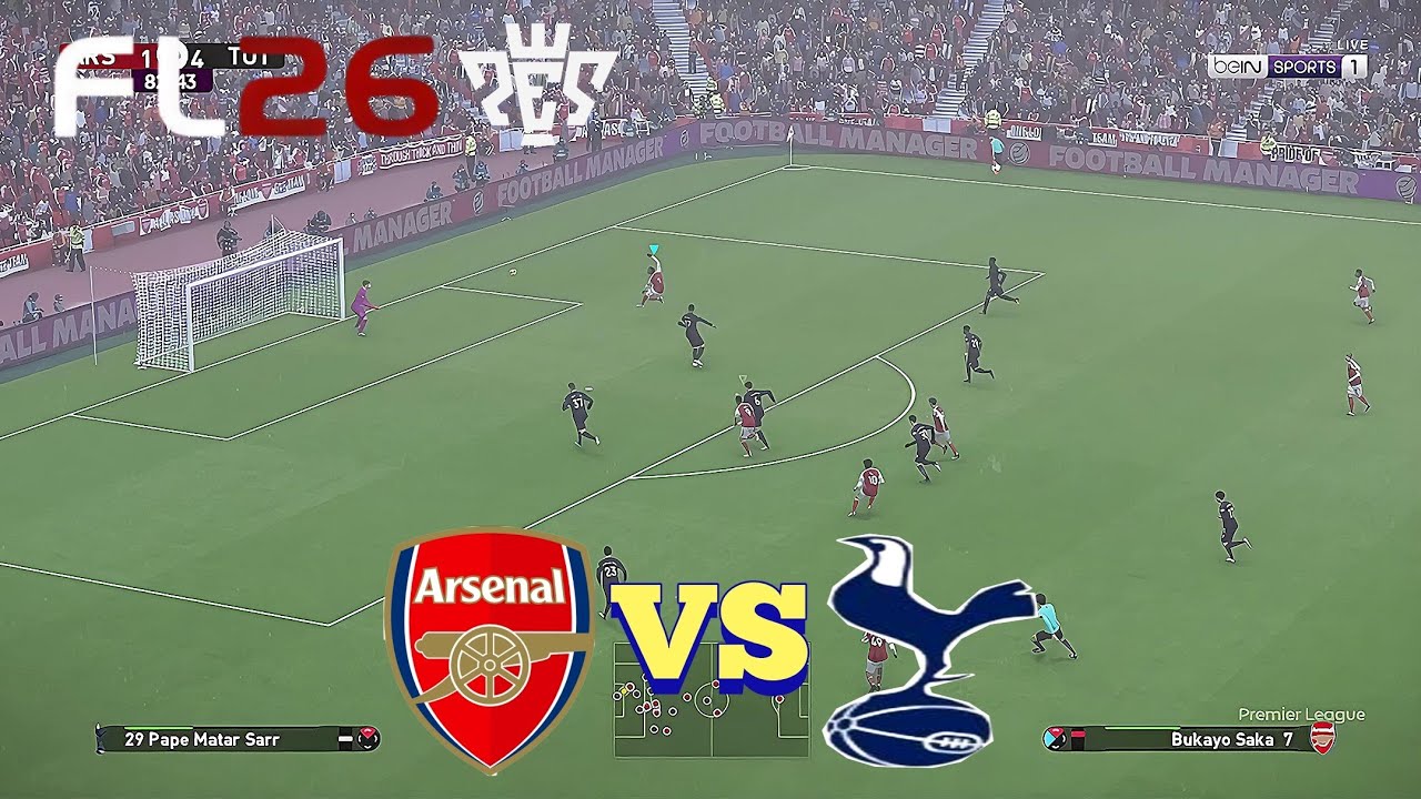 Tottenham vs Arsenal | Premier League Classic | Football Life 2026/PES Highlights