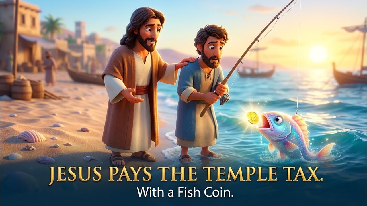 Jesus Pays the Temple Tax with a Fish Coin | Stunning Animated Bible Story