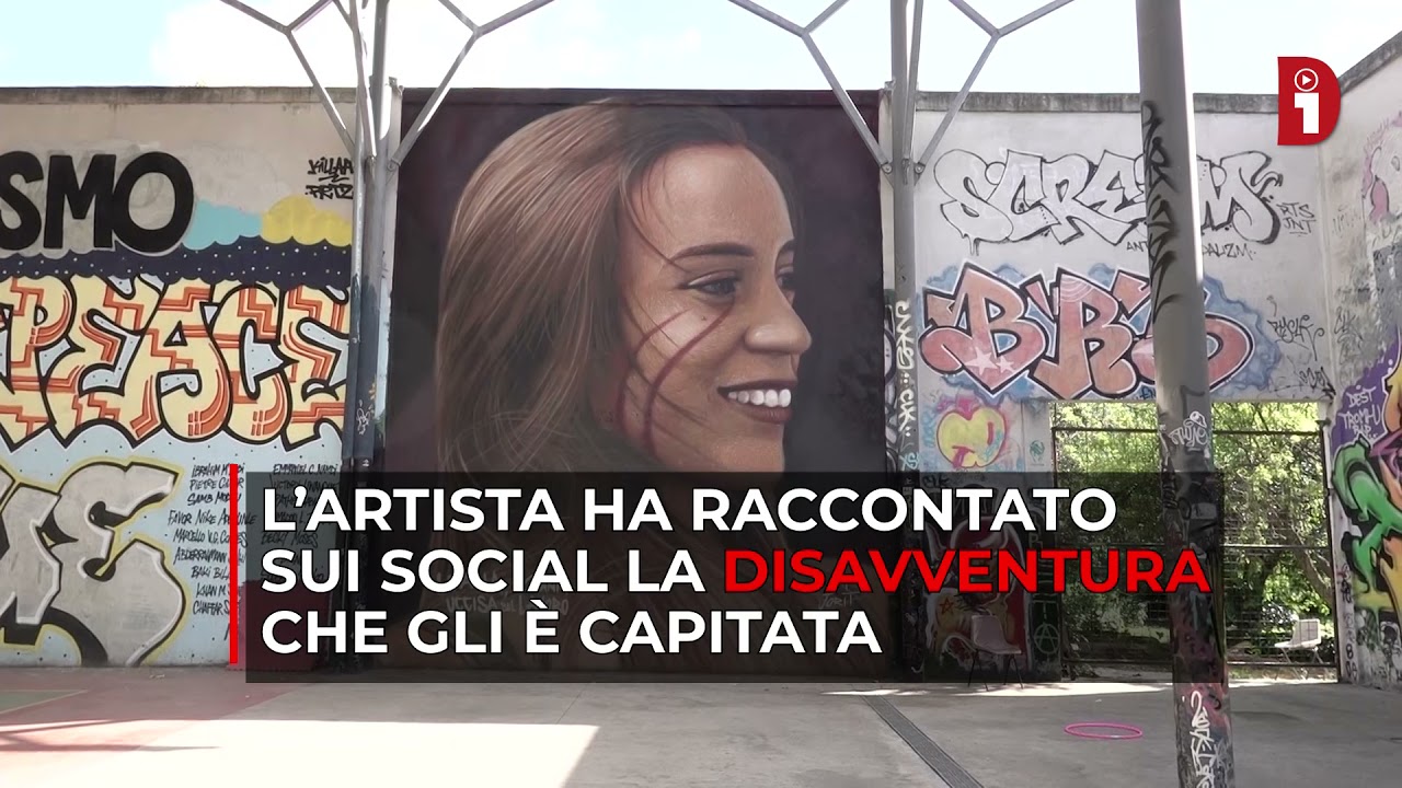 Jorit e il murale per Luana, a Roma spunta una scritta: 'l'imbianchino del Comune'