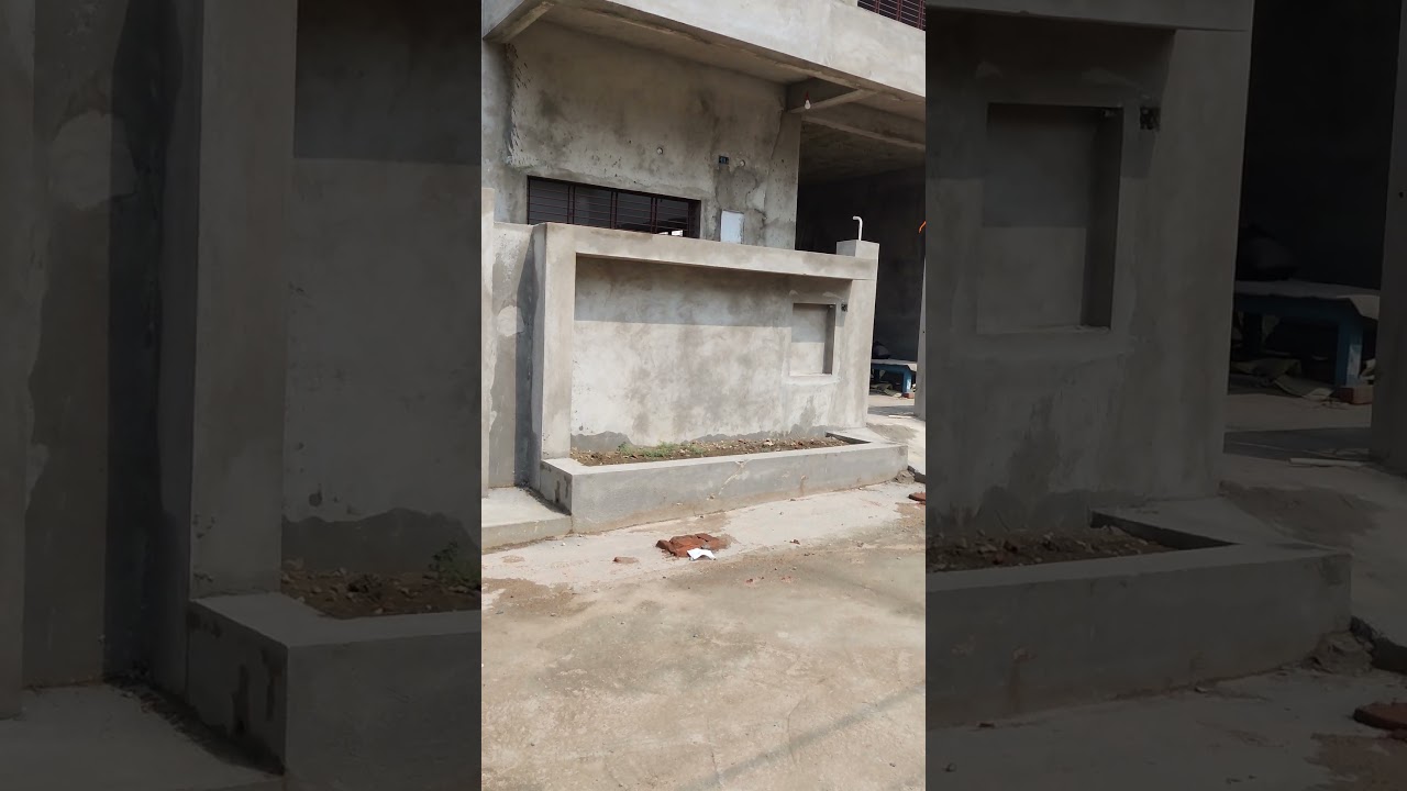 Boundary wall design with gate #homedesign #home