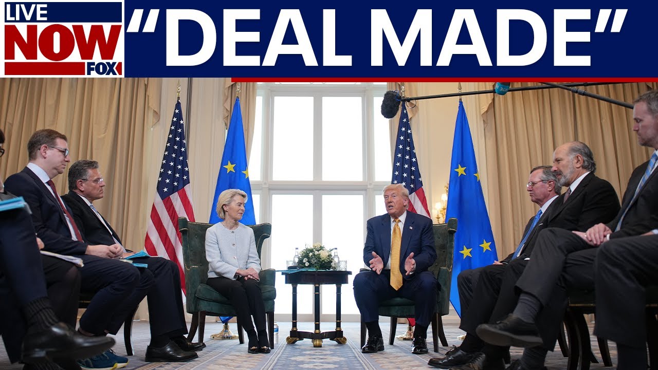 BREAKING: President Trump announces trade deal with EU