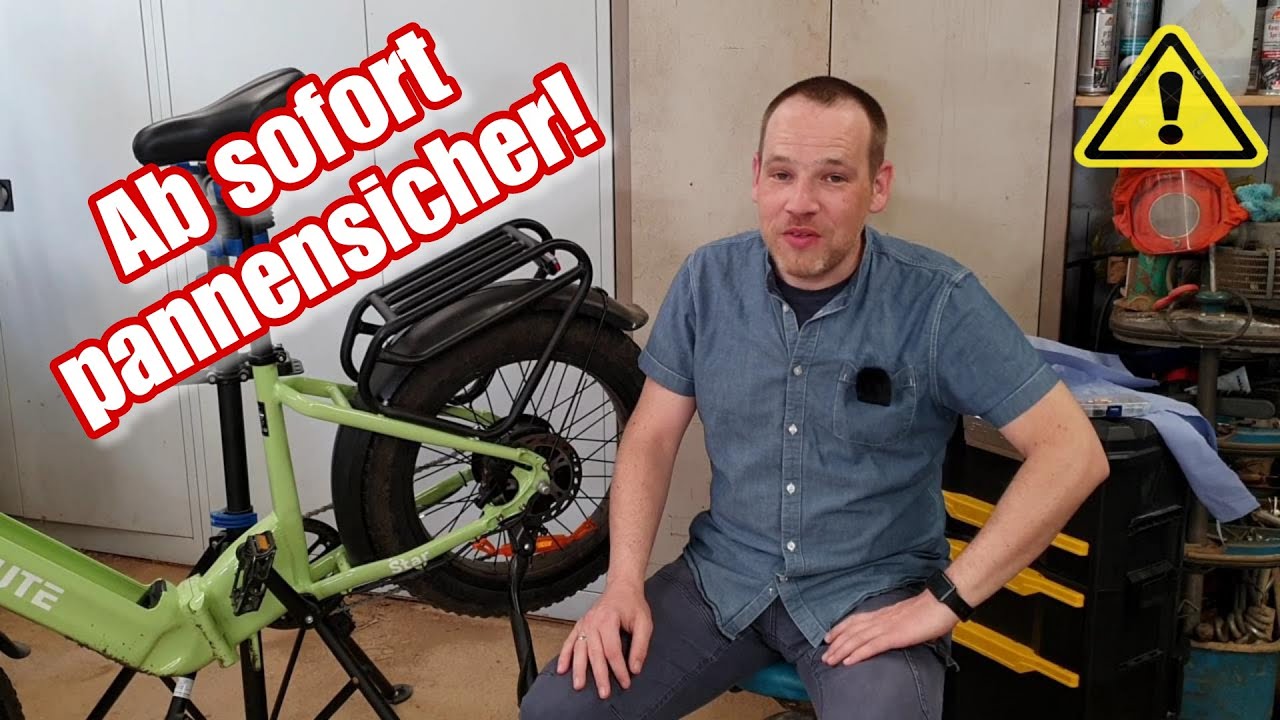 So mache ich Fahrrad Ebike Pedelec Escooter pannensicher mit Reifendichtmittel für Schläuche Slime