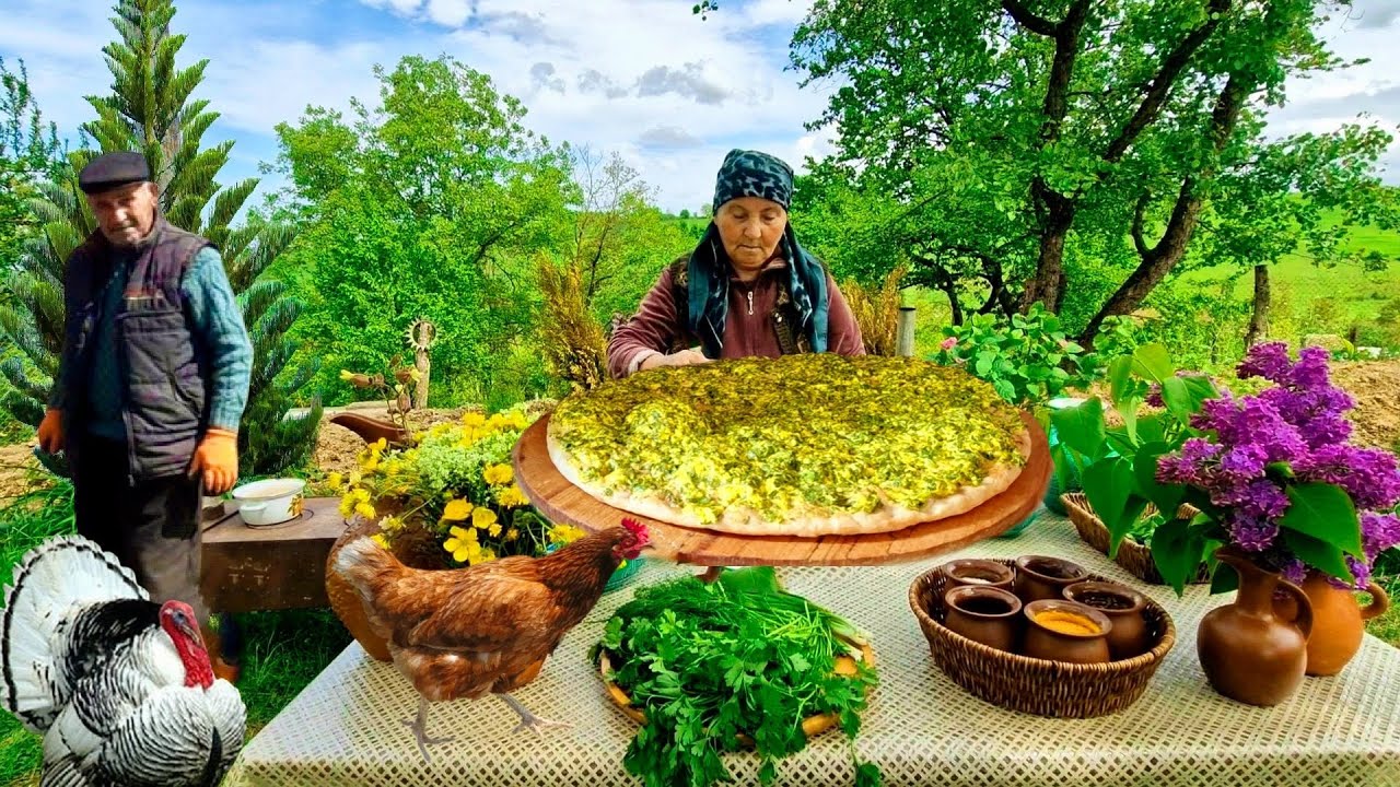 Готовим Плов из Пшеницы с Мясом. Пицца с Творогом (ШАКУКА) Лезгинская Кухня.