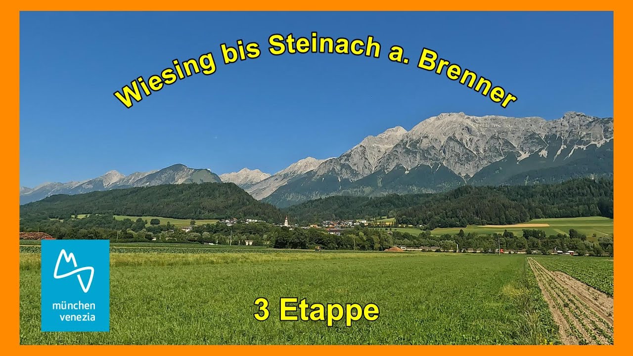 Radreise mit den E-Bike I München - Venedig Radfernweg I Etappe 3 Wiesing - Steinach am Brenner