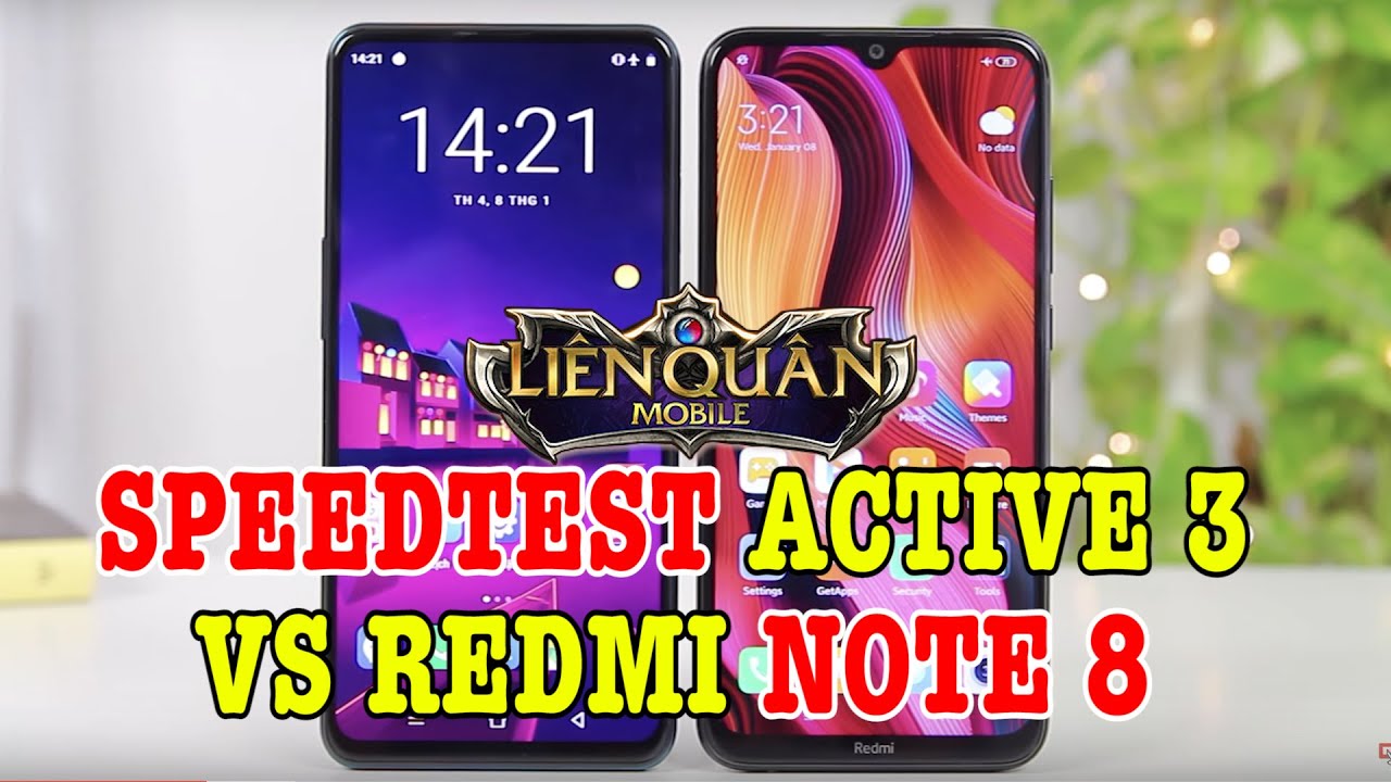Speedtest Vsmart Active 3 vs Redmi Note 8 : CỰC KỲ BẤT NGỜ !
