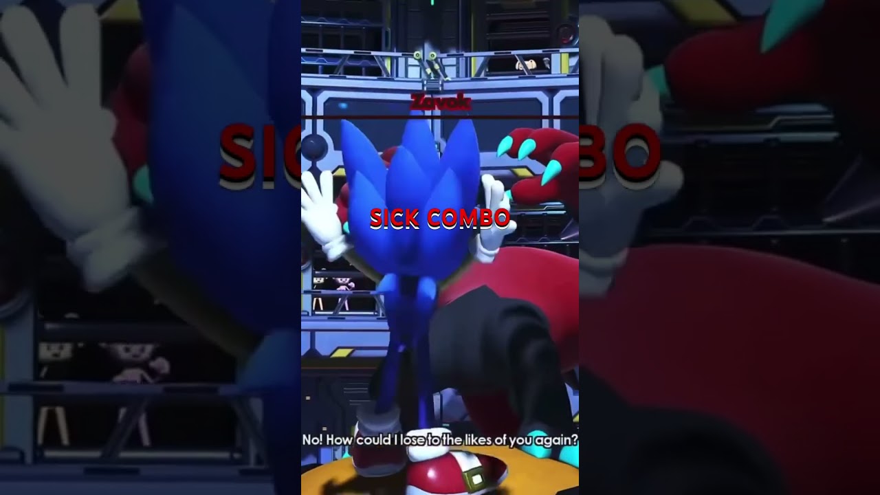 Sonic beats up zavok