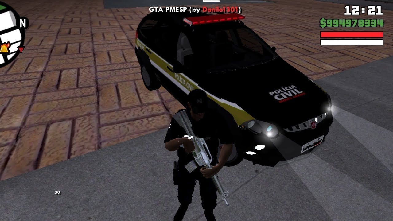 Indivíduo Detido: Porte Legal De Arma De Fogo _ PCMG Gta 👮‍♂️🚔🚨