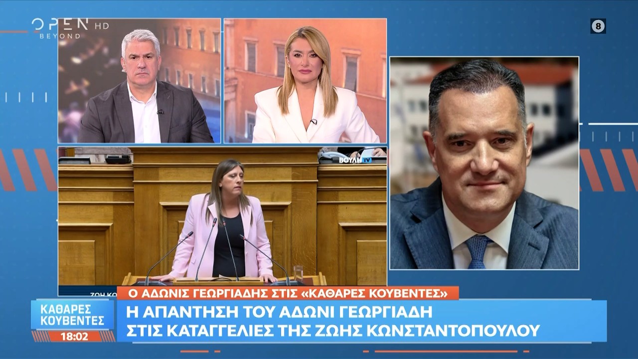 Γεωργιάδης: «Οι κατηγορίες που μου προσάπτει η Κωνσταντοπούλου είναι προιόντα της φαντασίας»| Ethnos