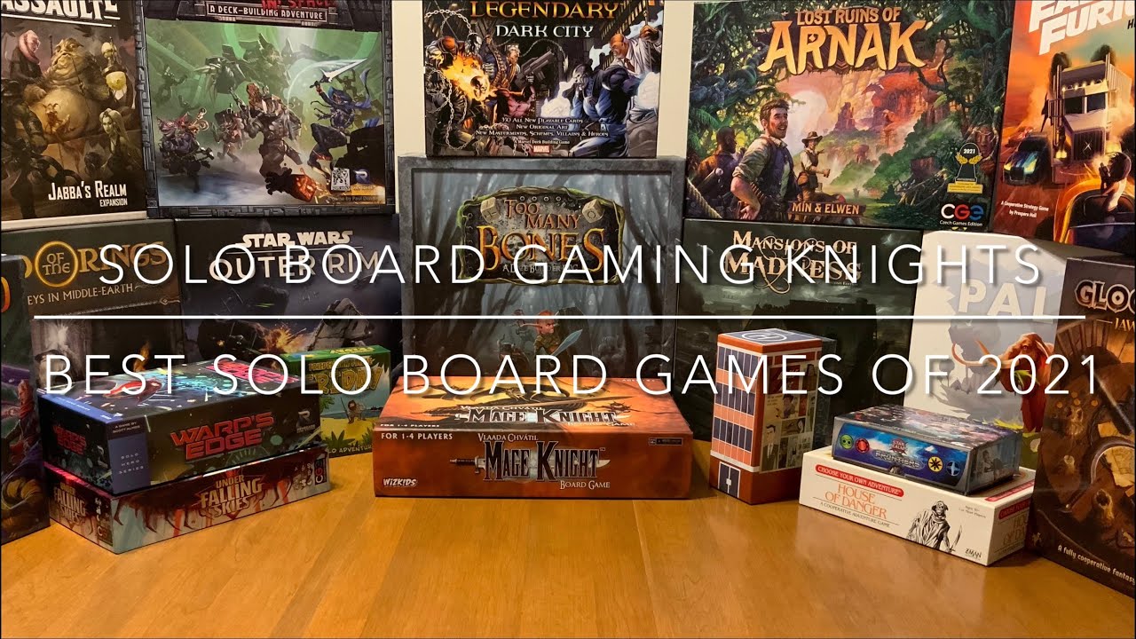 Top 10 Solo Board Games of 2021 - Best Solo Board Games of 2021 - SBGK
