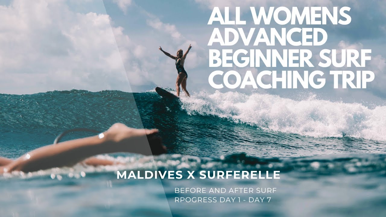 Женский тур по серфингу для продвинутых новичков на Мальдивах