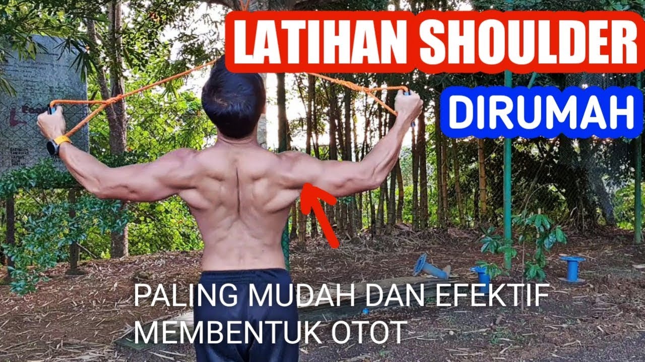 Latihan BAHU (Shoulder) dirumah pakai tali tambang