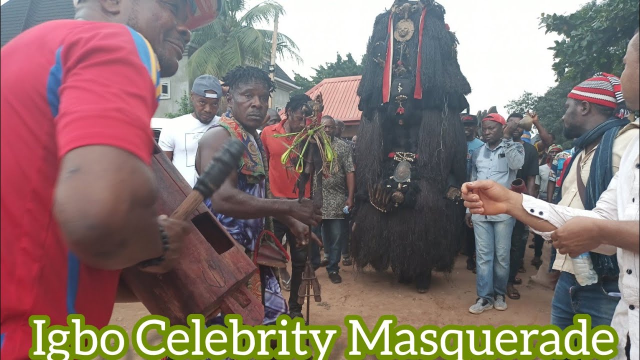 Ajofia Nnewi - Celebrity African Igbo Masquerade || Song: Nwayoyoyo.