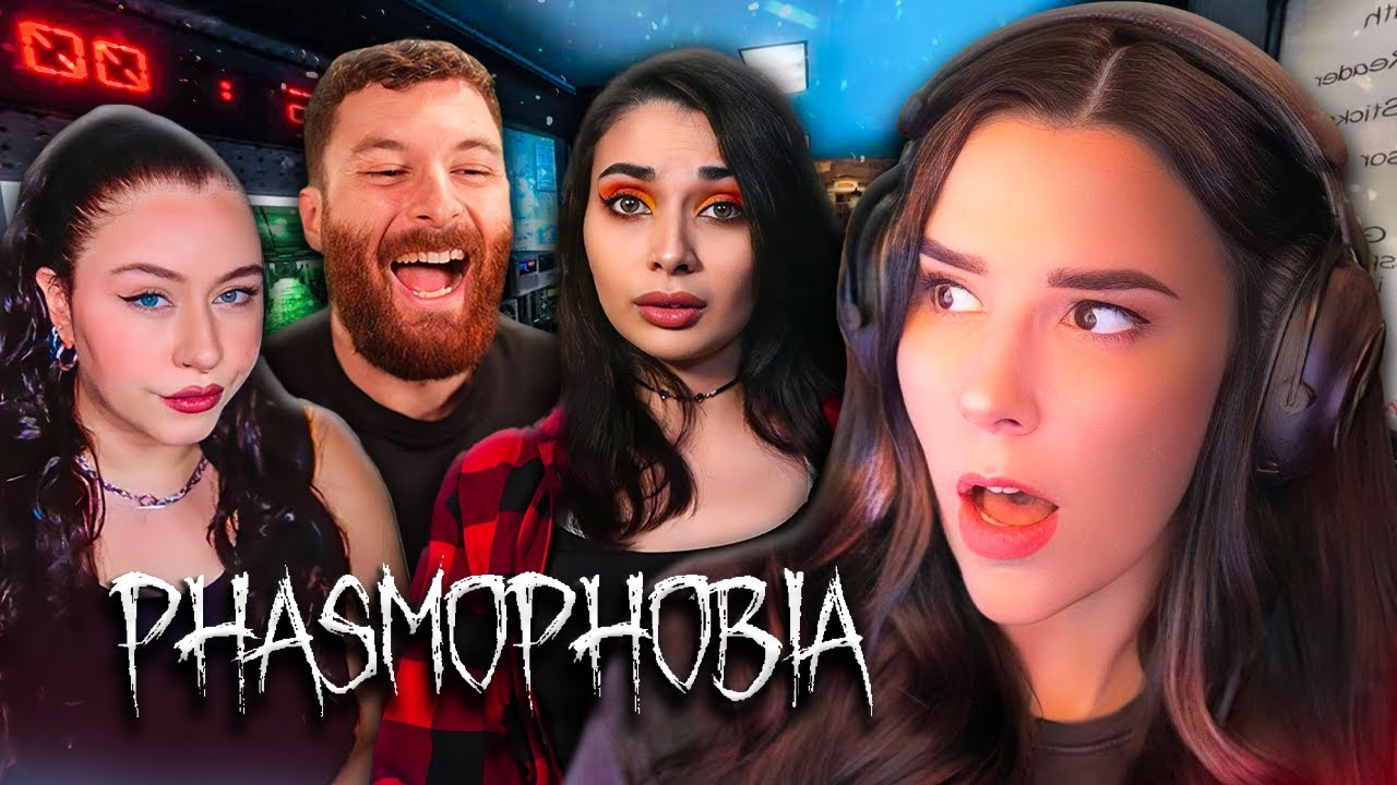 LA CHASSE AUX FANTÔMES EST OUVERTE ! (Phasmophobia ft. Kilira, Linca et Trixy)