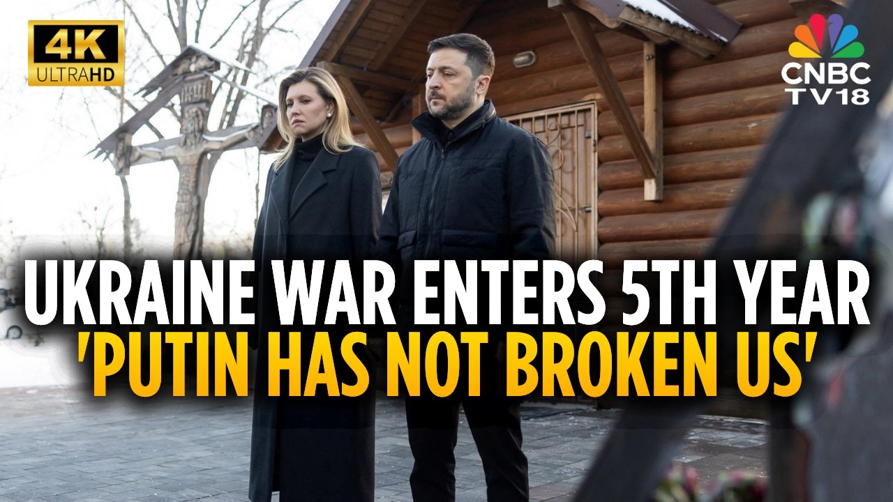 Putin Has Not Achieved His Goal: Zelenskyy On 4th Anniversary Of Ukraine War | N18G | CNBC TV18