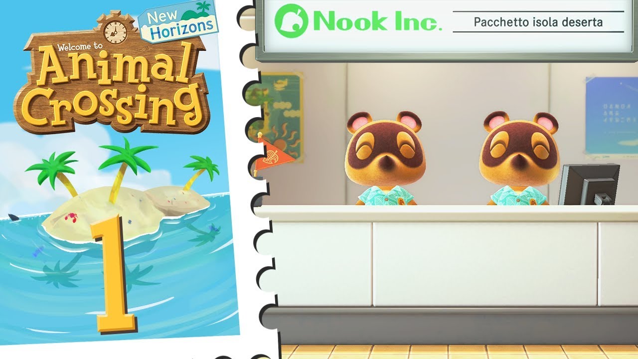 Animal Crossing New Horizons ITA [Parte 1 - L'isola deserta]